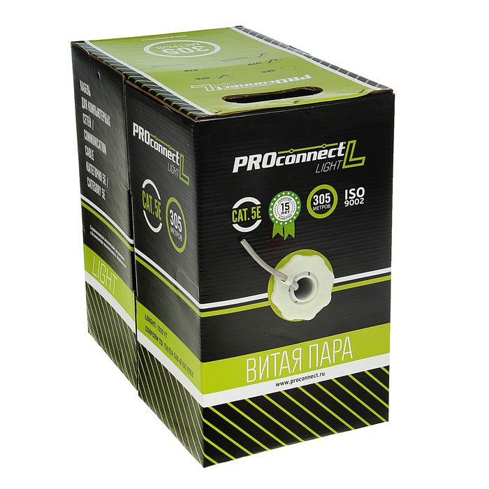 Витая пара Proconnect UTP кат.5e 4 пары CCA 305м. (01-0043-2)
