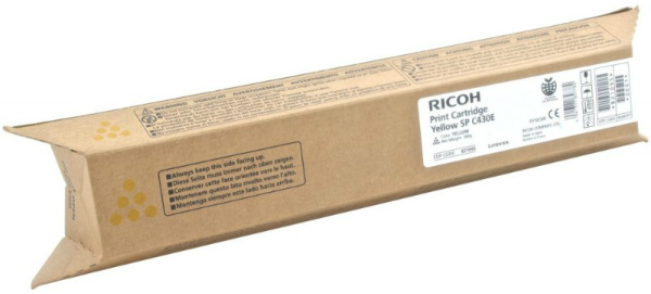 

Картридж лазерный Ricoh SPC430E/821282, желтый, 24000 страниц, оригинальный для Ricoh SPC430DN/C431DN/C440DN, SPC430E
