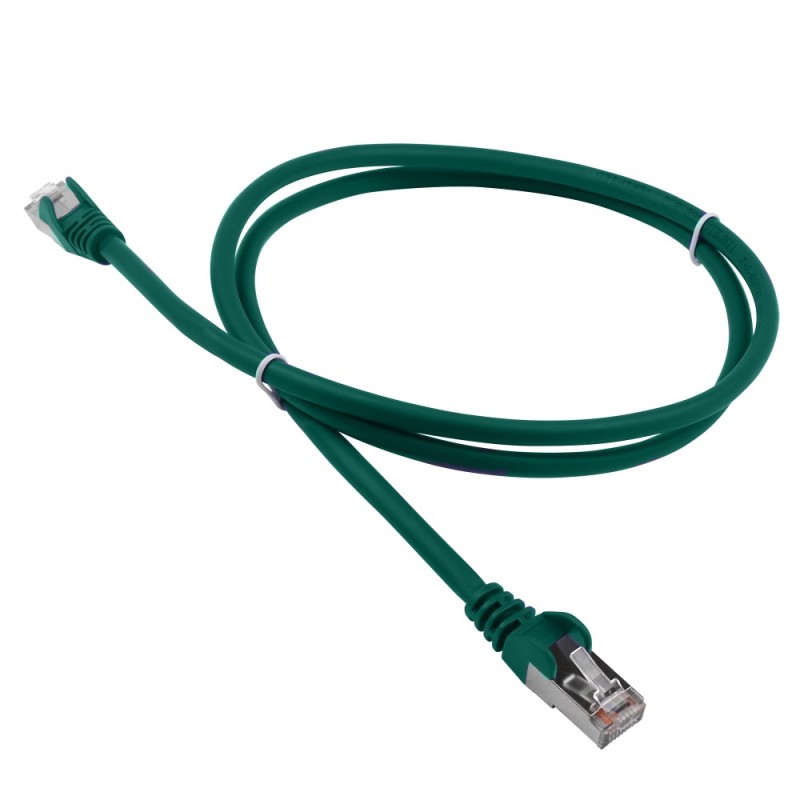 

Патч-корд FTP кат.5e, 10м, RJ45-RJ45, зеленый, LSZH, экранированный, Lanmaster (LAN-PC45/S5E-10-GN), LAN-PC45/S5E-10-GN