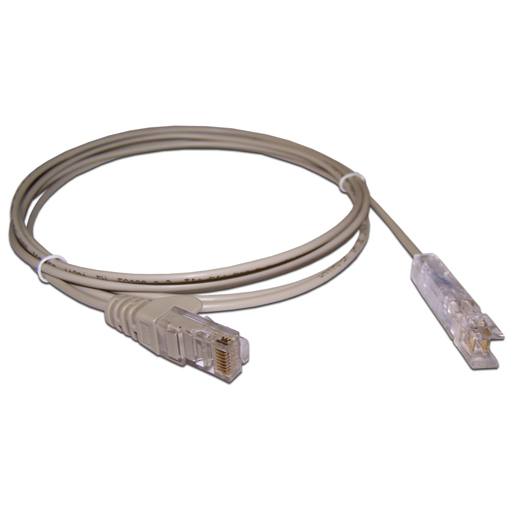 Патч-корд UTP 5м, 110-RJ45, серый, Lanmaster (LAN-45-P1-5m)