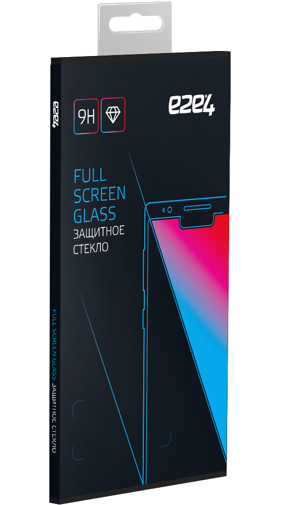 Защитное стекло e2e4, FullScreen, Samsung, Galaxy A50