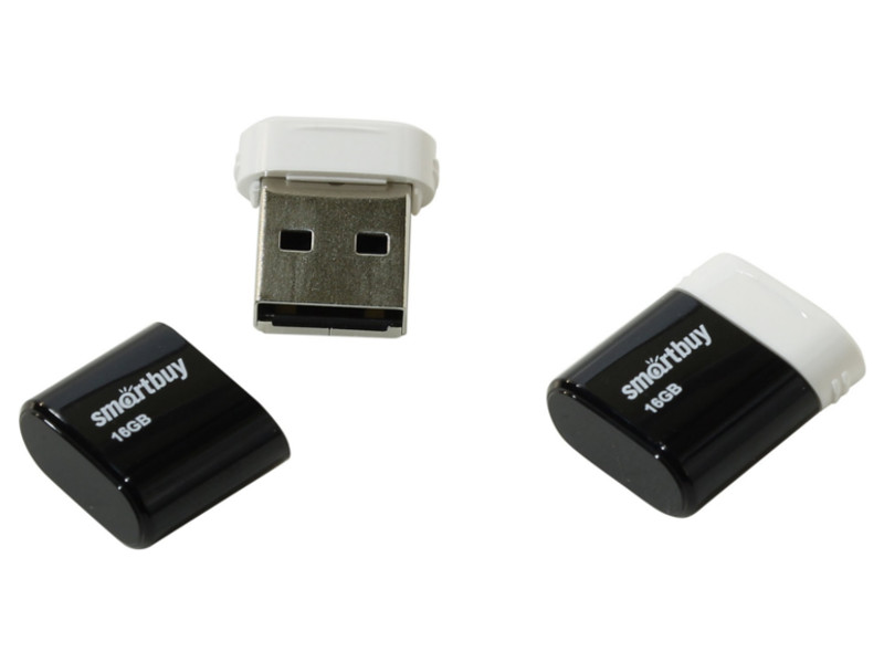 

Флешка 16Gb USB 2.0 SmartBuy Lara, черный (SB16GBLARA-K), Lara