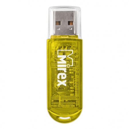 

Флешка 64Gb USB 2.0 Mirex ELF, желтый (13600-FMUYEL64), ELF
