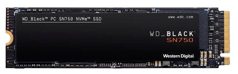 Твердотельный накопитель (SSD) Western Digital 250Gb WD Black SN750, 2280, M.2, NVMe (WDS250G3X0C) - фото 1