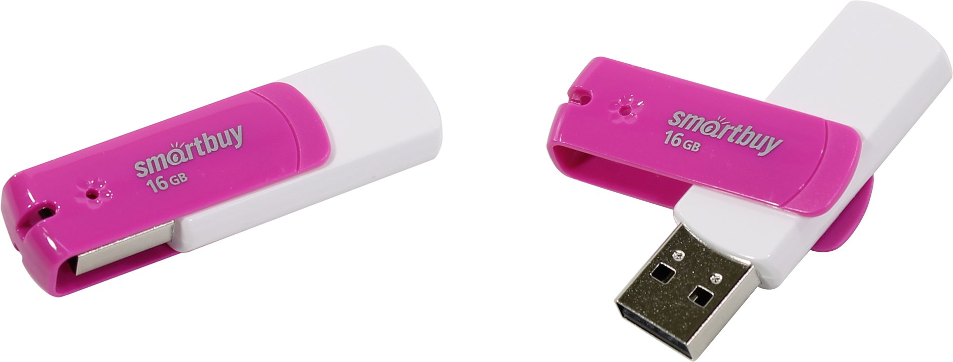 

Флешка 16Gb USB 2.0 SmartBuy Diamond, розовый (SB16GBDP), Diamond