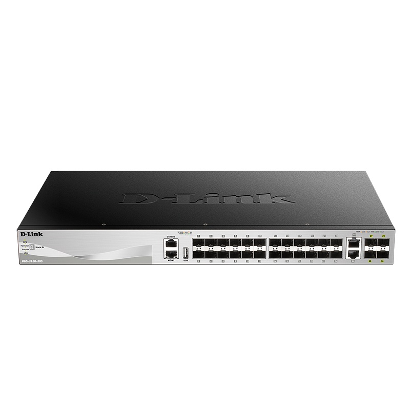 

Коммутатор D-link DGS-3130-30S, управляемый, кол-во портов: 2x10 Гбит/с, SFP 24x1 Гбит/с, кол-во SFP/uplink: SFP+ 6x10 Гбит/с, установка в стойку (DGS-3130-30S/A1A), DGS-3130-30S