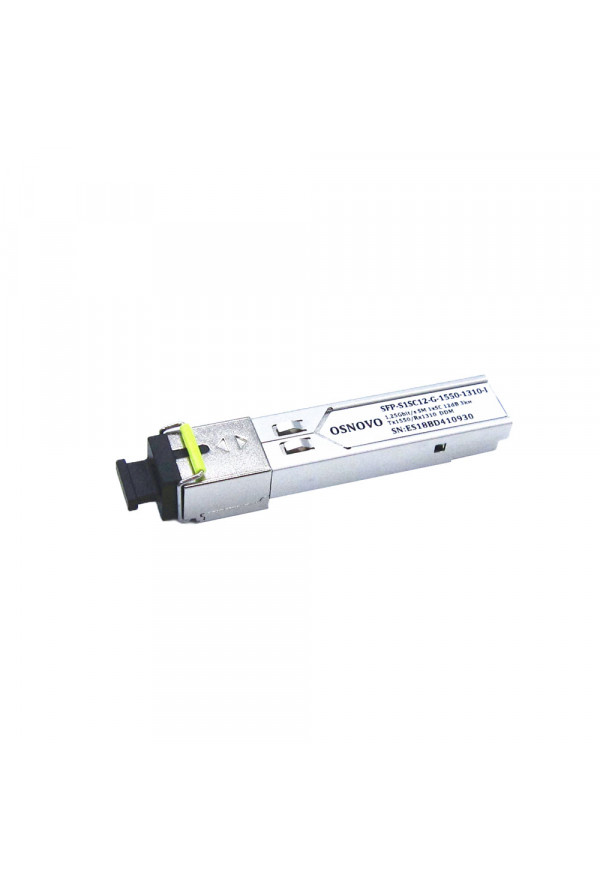 

Модуль SFP Osnovo S1SC12-G, 3 км, SC, Tx:1310 нм, Rx:1550 нм, 1.25 Гбит/с, SM, DDM (SFP-S1SC12-G-1550-1310-I), Серебристый, S1SC12-G