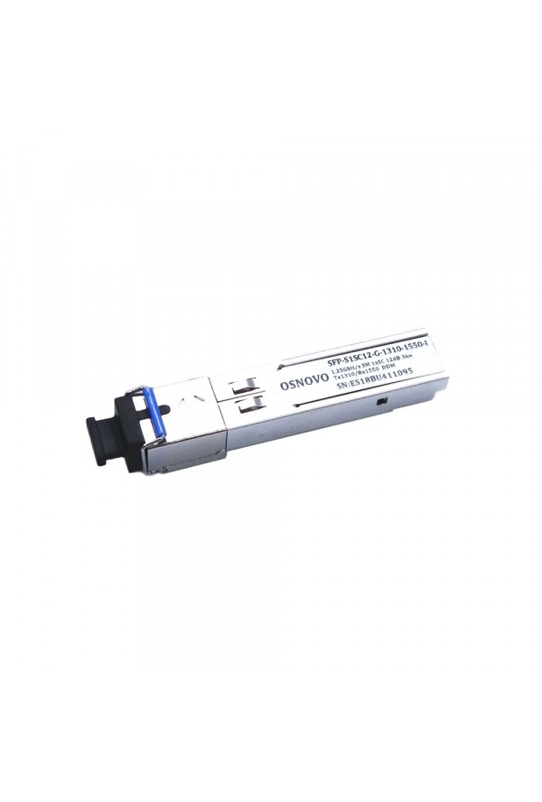 

Модуль SFP Osnovo S1SC12-G, 3 км, SC, Tx:1310 нм, Rx:1550 нм, 1.25 Гбит/с, SM, DDM (SFP-S1SC12-G-1310-1550-I), Серебристый, S1SC12-G