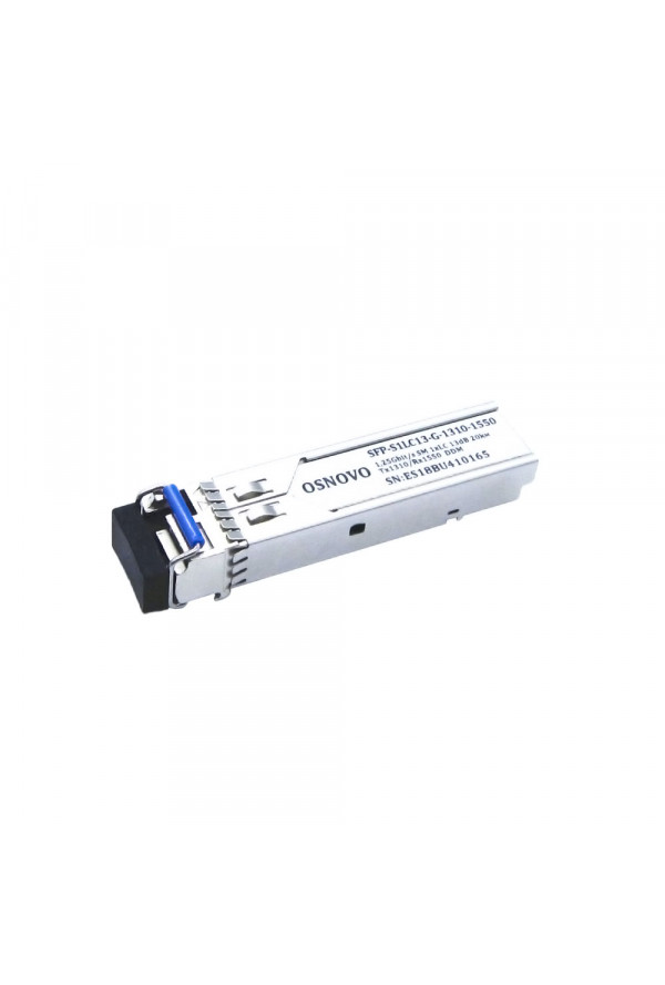 

Модуль SFP Osnovo S1LC13-G, 20 км, LC, Tx:1310 нм, Rx:1550 нм, 1.25 Гбит/с, SM, DDM (SFP-S1LC13-G-1310-1550-I), Серебристый, S1LC13-G