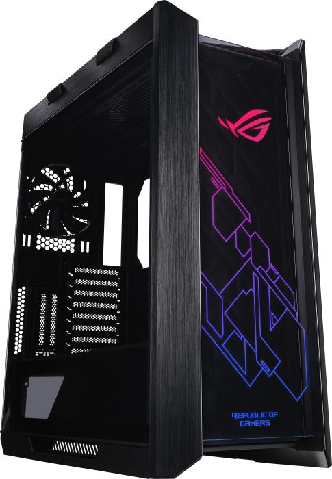 Корпус ASUS ROG Strix Helios GX601, ATX, Midi-Tower, 4xUSB 3.0, RGB подсветка, черный, без БП (90DC0020-B39000)