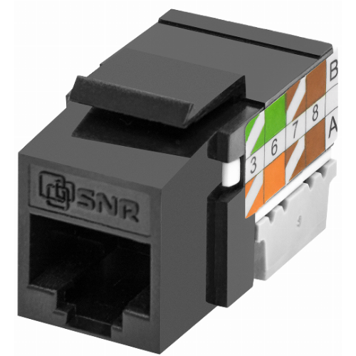 

Модуль Keystone RJ-45, кат. 5e, тип 110, 6шт, SNR (SNR-KJ-U5E-90)