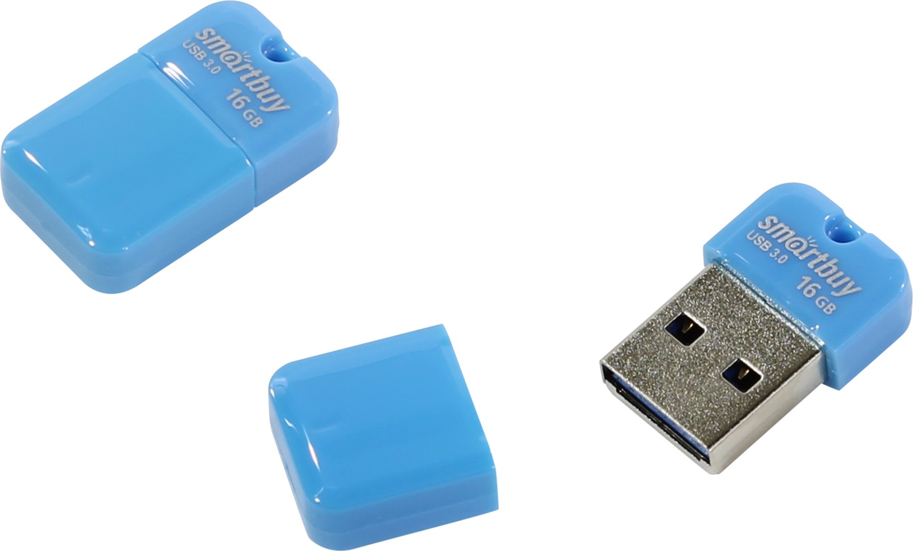 

Флешка 16Gb USB 3.0 SmartBuy ART, голубой (SB16GBAB-3), ART