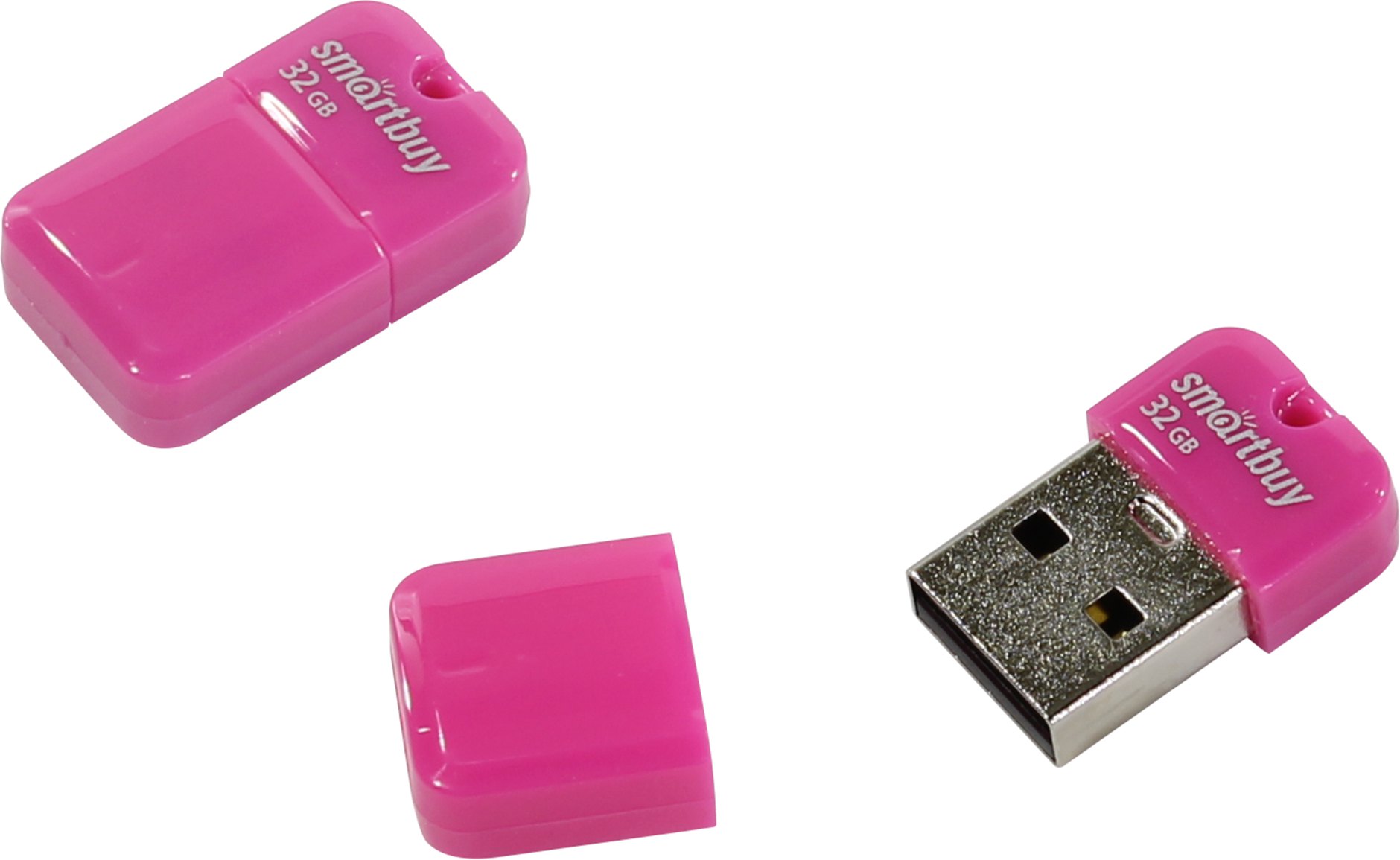 

Флешка 32Gb USB 2.0 SmartBuy ART, розовый (SB32GBAP), ART