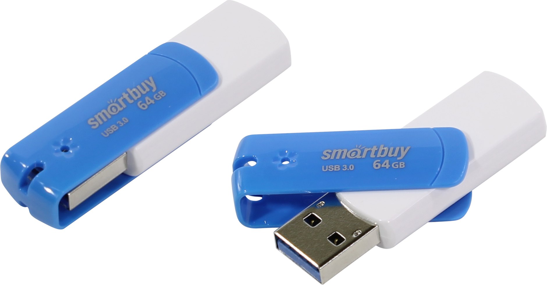 

Флешка 64Gb USB 3.0 SmartBuy Diamond, голубой (SB64GBDB-3), Diamond