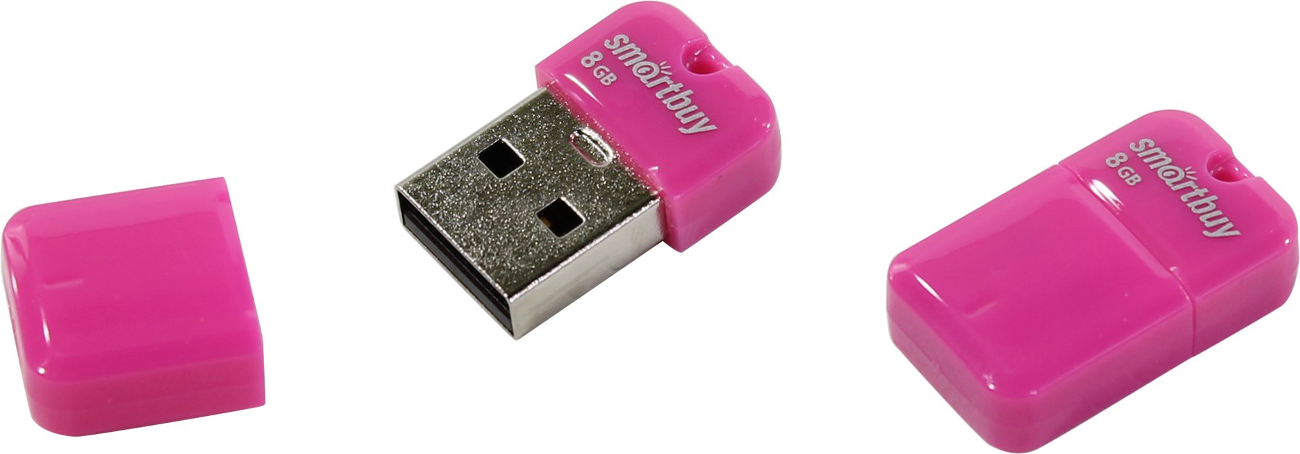 

Флешка 8Gb USB 2.0 SmartBuy ART, розовый (SB8GBAP), ART