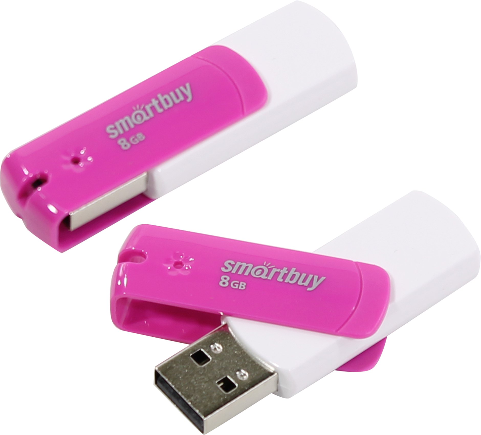 

Флешка 8Gb USB 2.0 SmartBuy SB8GBDP, розовый (SB8GBDP), SB8GBDP