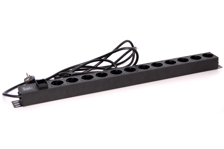

Блок розеток (PDU) KRAULER KRA-PDU-12, 18U, черный, кабель питания 3 м, KRA-PDU-12
