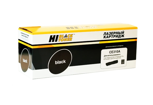 

Картридж лазерный Hi-Black HB-CE310A (CE310A), черный, 1200 страниц, совместимый для Color LaserJet Pro CP1025 / CP1025nw / CP1025 / M275 / 100 M175a / 100 M175nw