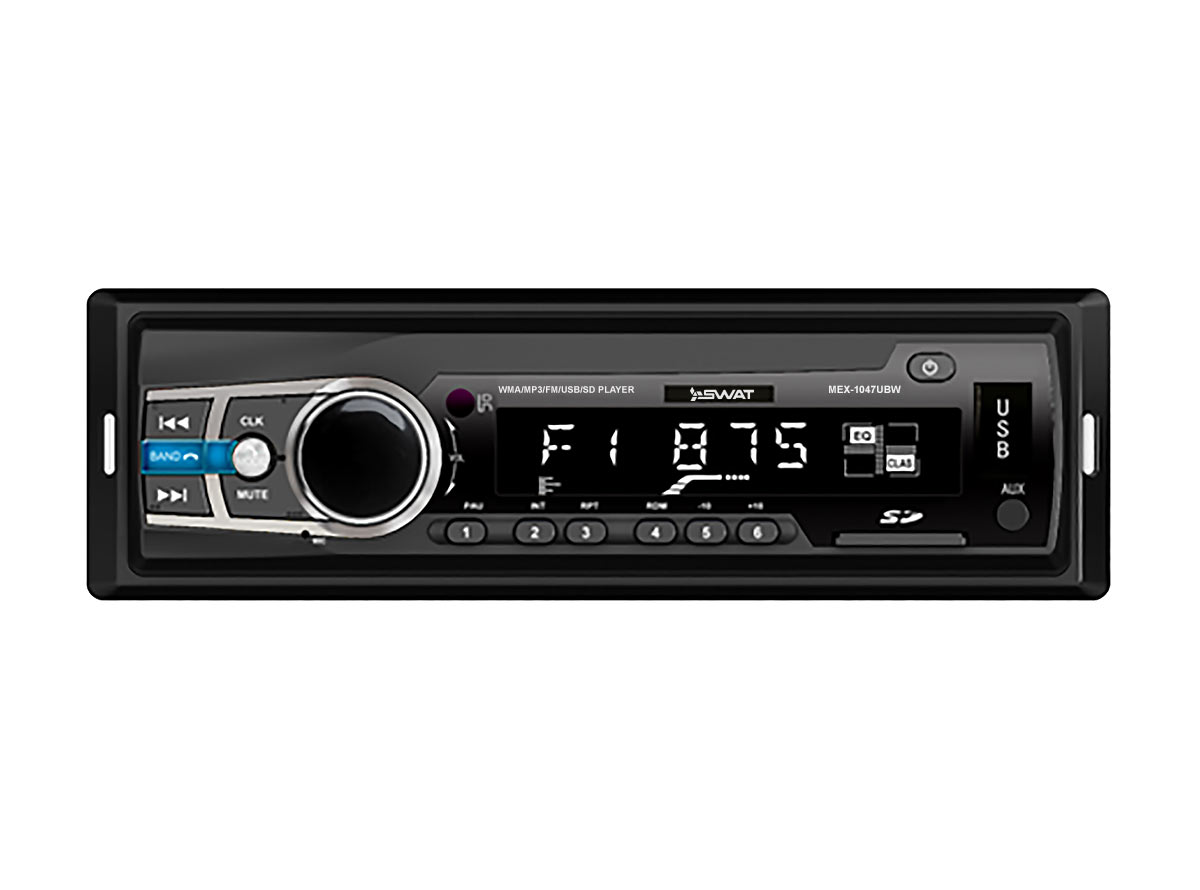 

Автомагнитола Swat MEX-1047UBW, 1 DIN, 4x50 Вт, USB, MEX-1047UBW