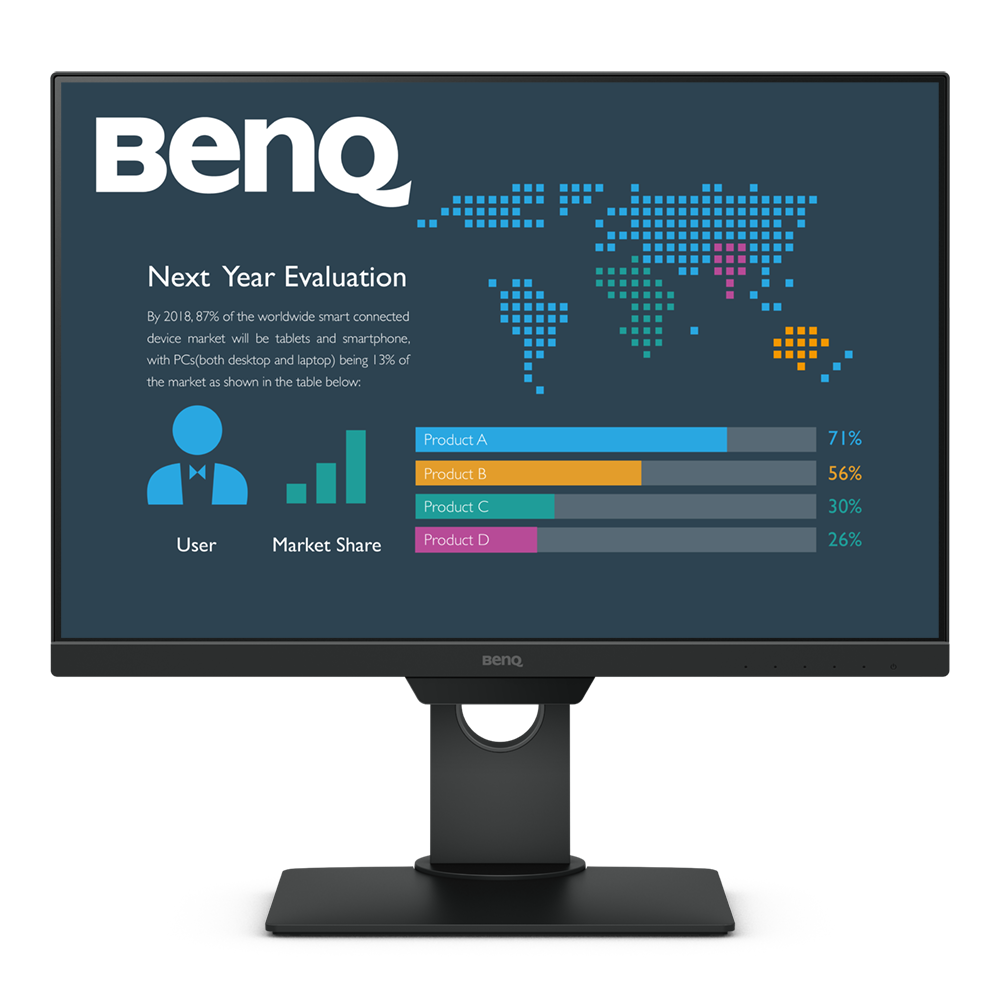 

Монитор 25" BenQ BL2581T IPS, 1920x1200 (16:10), 300кд/м2, 5мс, VGA, DVI, HDMI, DisplayPort, USB-Hub, черный (9H.LHNLB.QBE), BL2581T