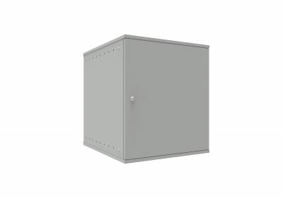 Шкаф телекоммуникационный настенный 12U 523x600 мм, металл, серый, разборный, SNR Lite SNR-TWC-12-MDL