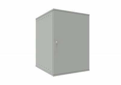 Шкаф телекоммуникационный настенный 15U 523x600 мм, металл, серый, разборный, SNR Lite SNR-TWC-15-MDL