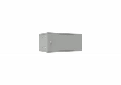 Шкаф телекоммуникационный настенный 4U 523x300 мм, металл, серый, разборный, SNR Lite SNR-TWC-4-ML