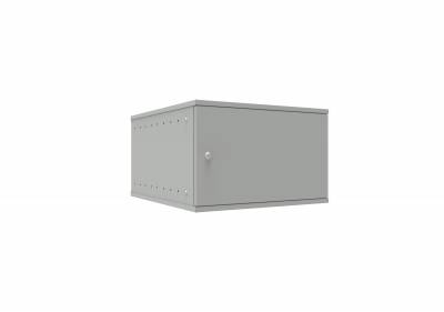 Шкаф телекоммуникационный настенный 6U 523x600 мм, металл, серый, разборный, SNR Lite SNR-TWC-6-MDL
