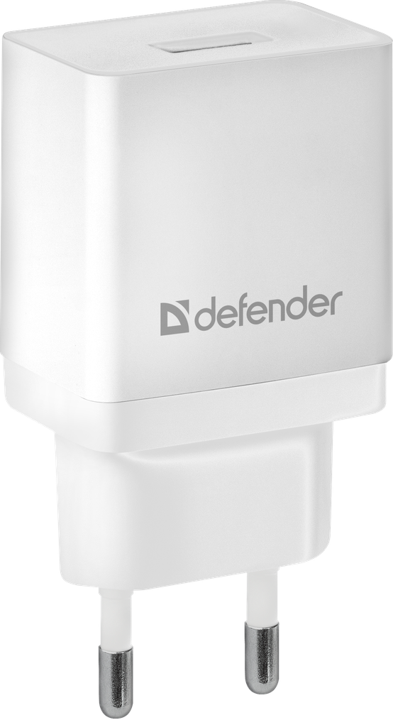 

Сетевое зарядное устройство Defender EPA-10, 1USB, 2.1A, белый (83549), EPA-10