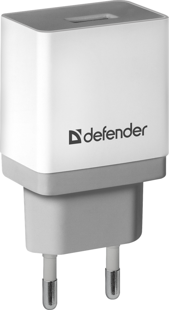 

Сетевое зарядное устройство Defender UPA-21, 1USB, 2.1A, белый (83571), UPA-21