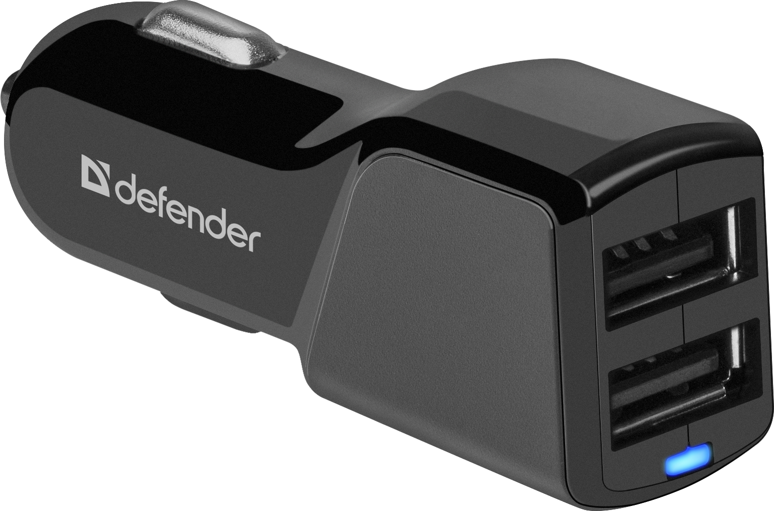 Автомобильное зарядное устройство Defender UCA-34 2xUSB 34А черный 83834 390₽