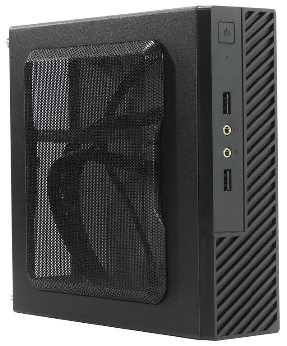 

Корпус Powerman ME-100S, mini-ITX, Slim-Desktop, 2xUSB 3.0, черный, 60W (6120093), ME-100S