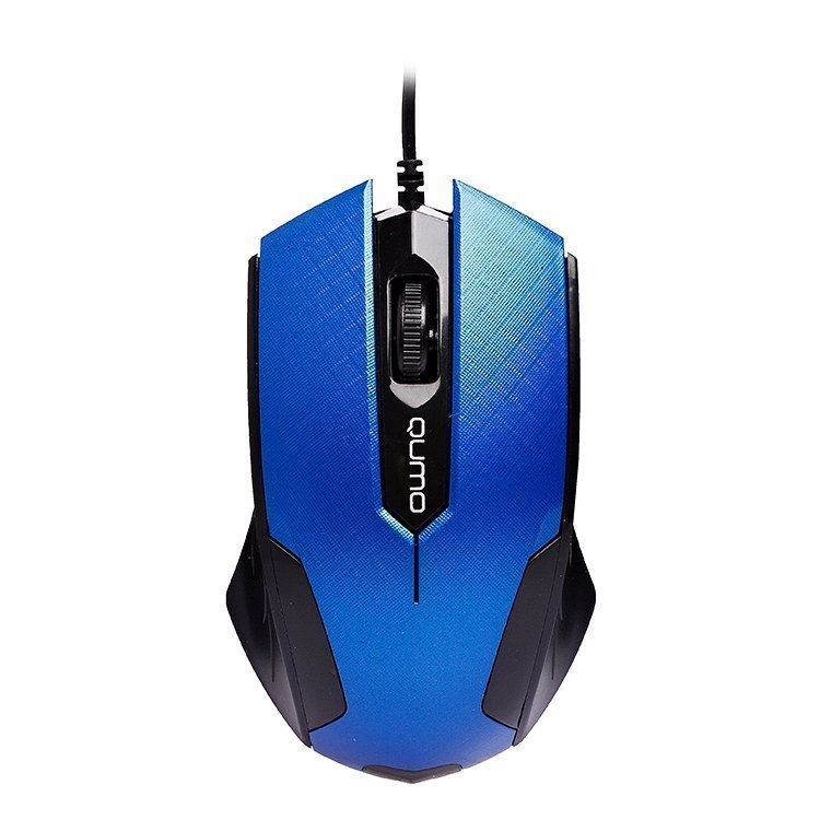 Мышь Qumo Office M14, USB, синий