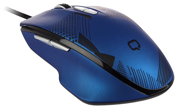 

Мышь проводная Qumo Office Enigma M59, 2400dpi, оптическая светодиодная, USB, синий (24278), Office Enigma M59