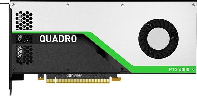 Видеокарта PNY NVIDIA Quadro Quadro RTX4000, 8Gb DDR6, 256bit, PCI-E, 3DP, USB Type-C, Bulk (VCQRTX4000BLK-1)