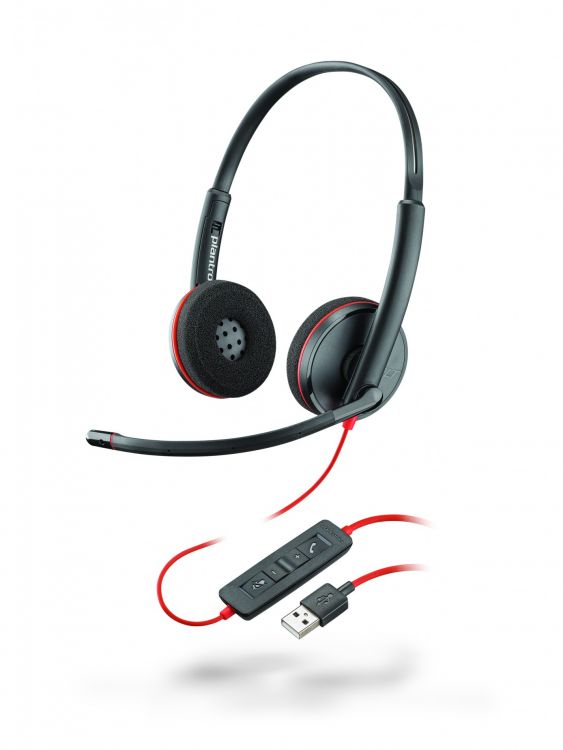 

Проводная гарнитура Plantronics BlackWire C3220-A, USB, черный (209745-201), BlackWire C3220-A