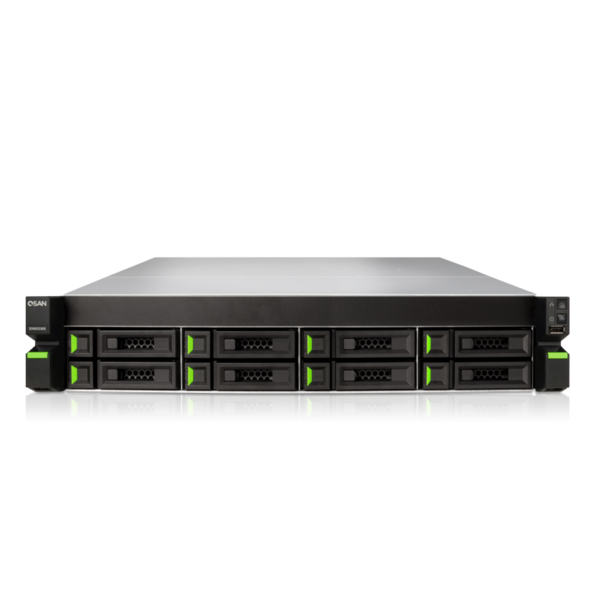 

Сетевой накопитель (NAS) QSAN XN7008R-EU, слоты 14x2.5"/3.5" SATA3, RAID 0/1/5/6/10/50/60/JBOD, 4x1 Гбит/с, HDMI, 4xUSB 3.0, Intel Core i3/2x3.9GHz, DDR4 8Gb, 2x250W, 2U, (XN7008R-EU), Черный, XN7008R-EU