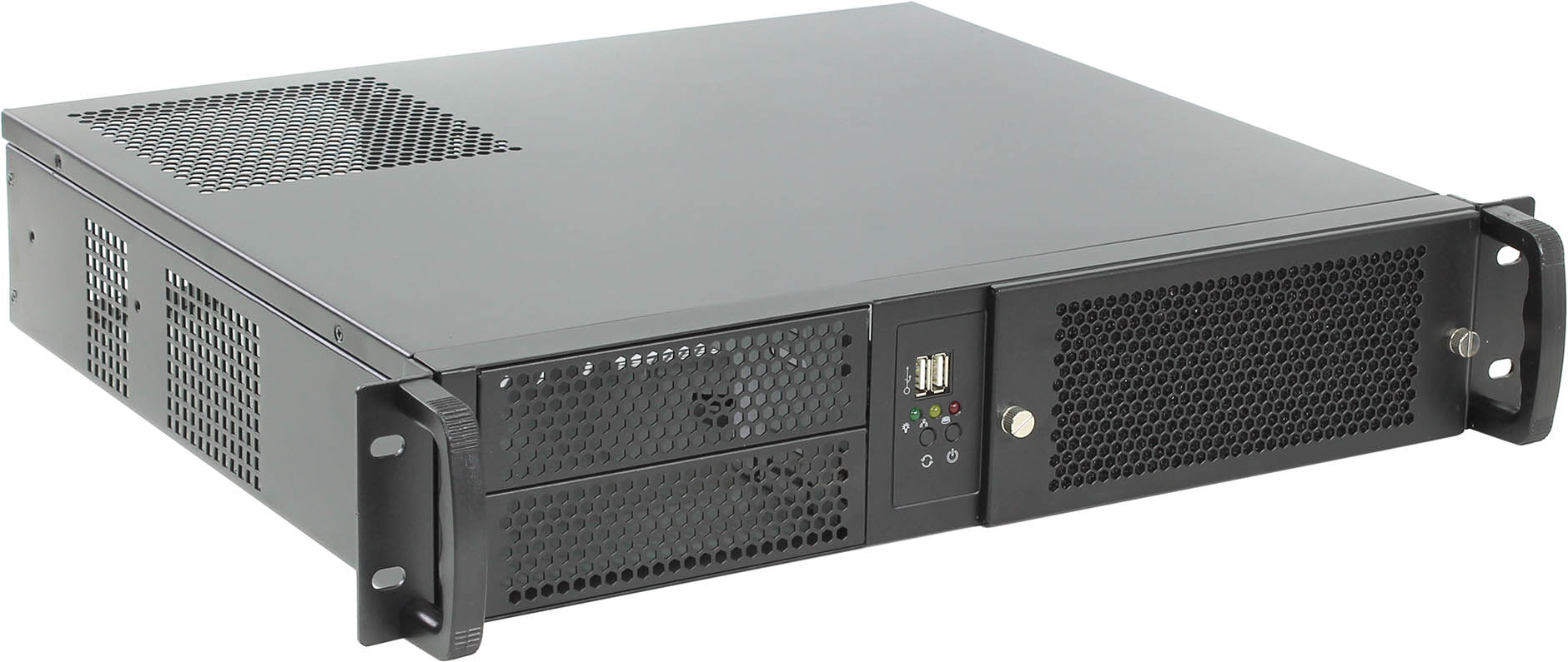 

Корпус Procase EM238F-B-0, mATX, 2U RM, без БП, черный (EM238F-B-0), EM238F-B-0