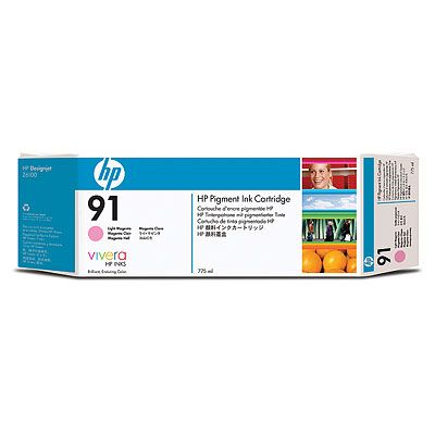 Картридж HP 91 (C9471A), светло-пурпурный, 775 мл