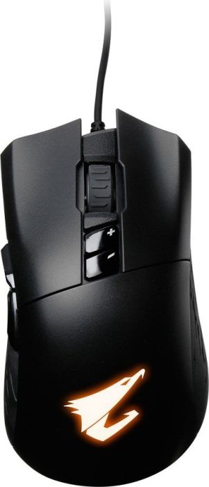 Мышь проводная GigaByte GM-AORUS M3, 6400dpi, оптическая светодиодная, USB, черный (GM-AORUS M3)