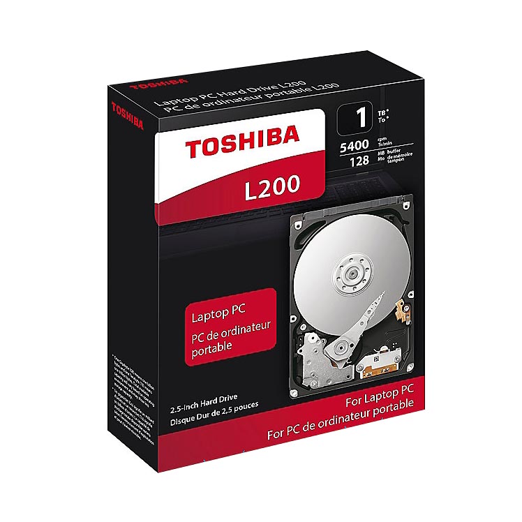 

Жесткий диск (HDD) Toshiba 2Tb L200, 2.5", 5400rpm, 128Mb, SATA3 (HDWL120EZSTA)