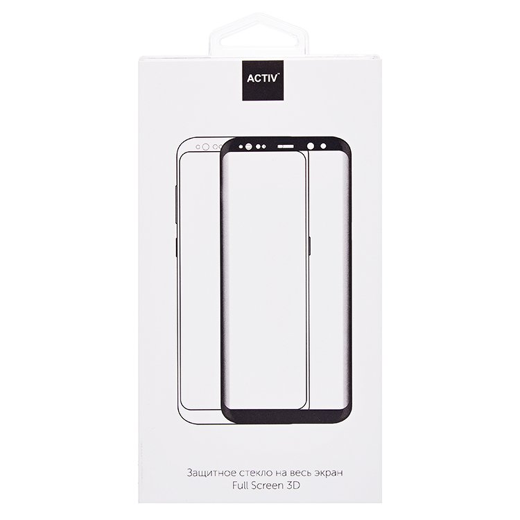 

Защитное стекло 3D Activ Clean Line для смартфона Samsung SM-G965 Galaxy S9 Plus Full Screen, c черной рамкой (91279)