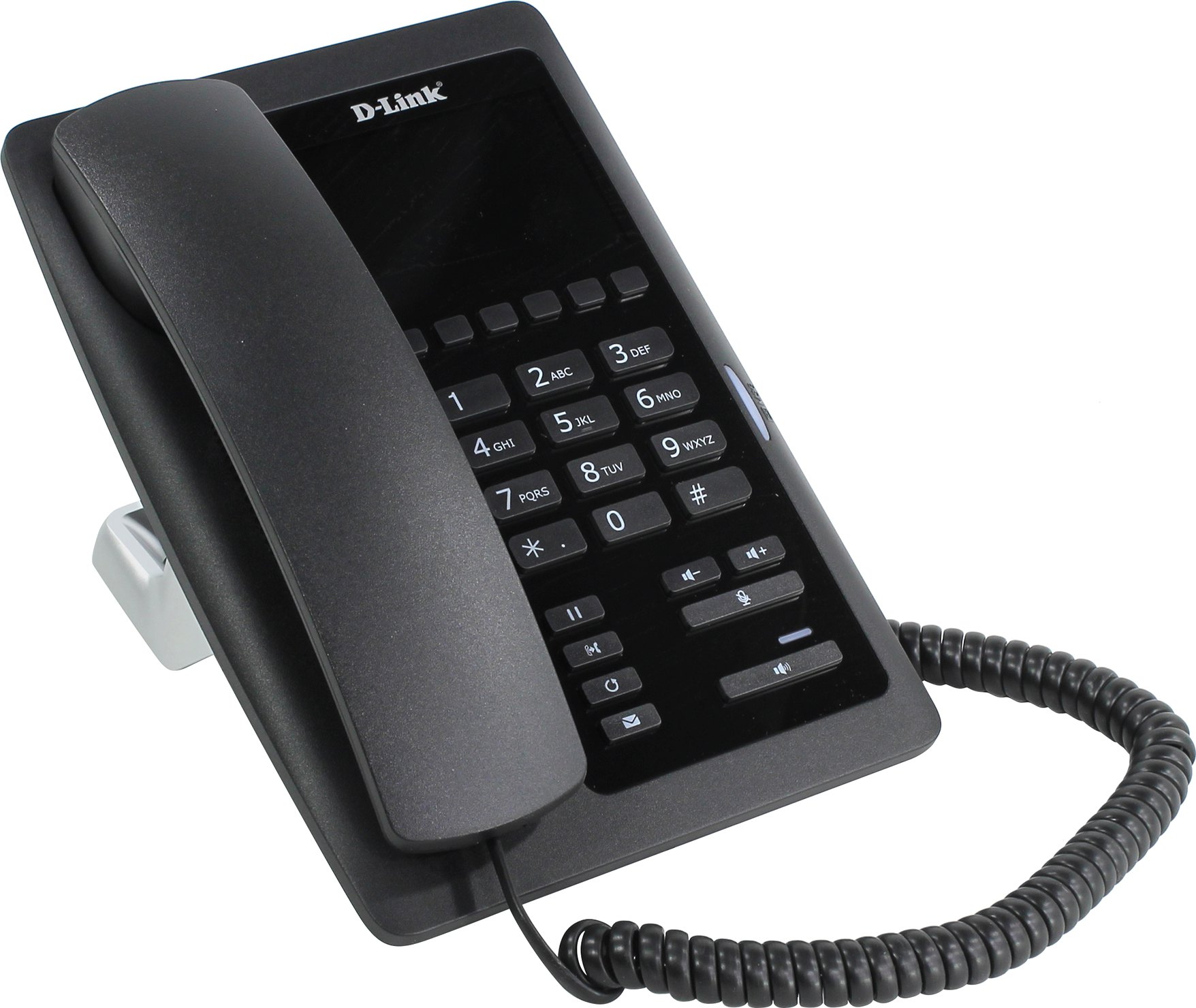 

VoIP-телефон D-link DPH-200SE, 1 SIP-аккаунт, цветной дисплей, PoE, черный, DPH-200SE