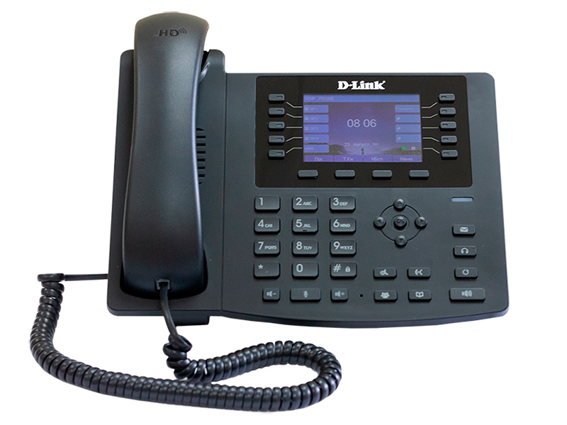 

VoIP-телефон D-link DPH-400GE/F2A, 6 SIP-аккаунтов, цветной дисплей, PoE, черный, DPH-400GE/F2A