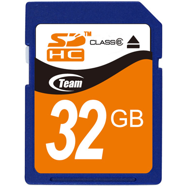 Карта памяти SDHC Team Group 32Gb Class 6