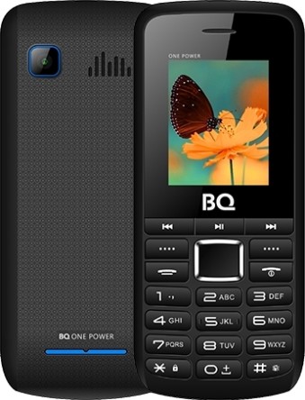 

Мобильный телефон BQ BQ-1846 One Power, 1.77" 160x128 TFT, 32Mb RAM, 32Mb, BT, 2-Sim, 2000 мА⋅ч, черный/синий, BQ-1846 One Power