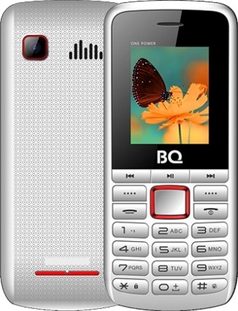 

Мобильный телефон BQ BQ-1846 One Power, 1.77" 160x128 TFT, 32Mb RAM, 32Mb, BT, 2-Sim, 2000 мА⋅ч, белый/красный, BQ-1846 One Power