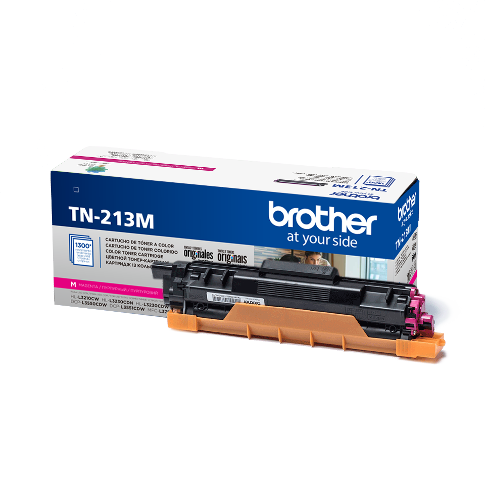 

Картридж лазерный Brother TN-213M/TN213M, пурпурный, 1300 страниц, оригинальный, для Brother HLL3230CDW/DCPL3550CDW/MFCL3770CDW, TN-213M