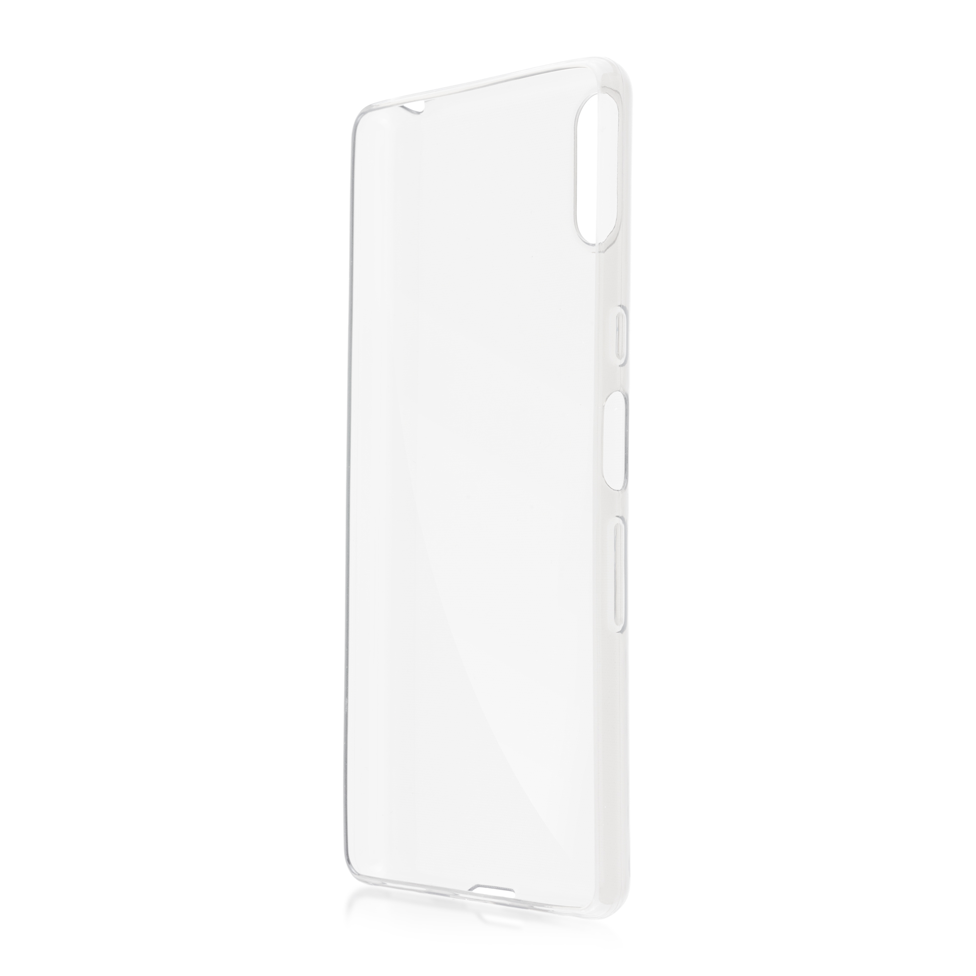 Чехол-накладка BROSCO для смартфона Sony Xperia L3, силикон, прозрачный (L3-TPU-TRANSPARENT)