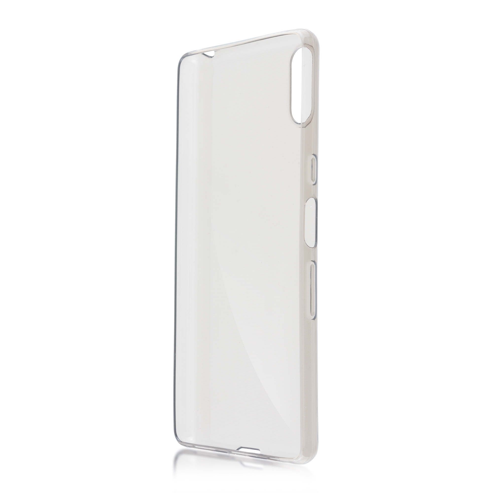 

Чехол-накладка BROSCO для смартфона Sony Xperia L3, силикон, прозрачный/тонированный (L3-NEWTPU-BLACK)